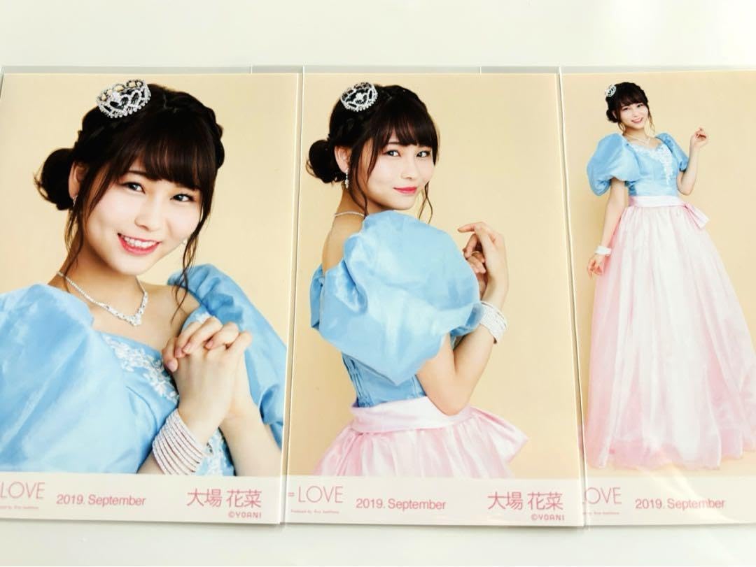 森*ん様 大場花菜 生写真【5周年コンサート】【イラコメあり直筆コンプ】 イコラブ 大場花菜 5周年コンサート衣装 ピンキー衣装 生写真 コンプ